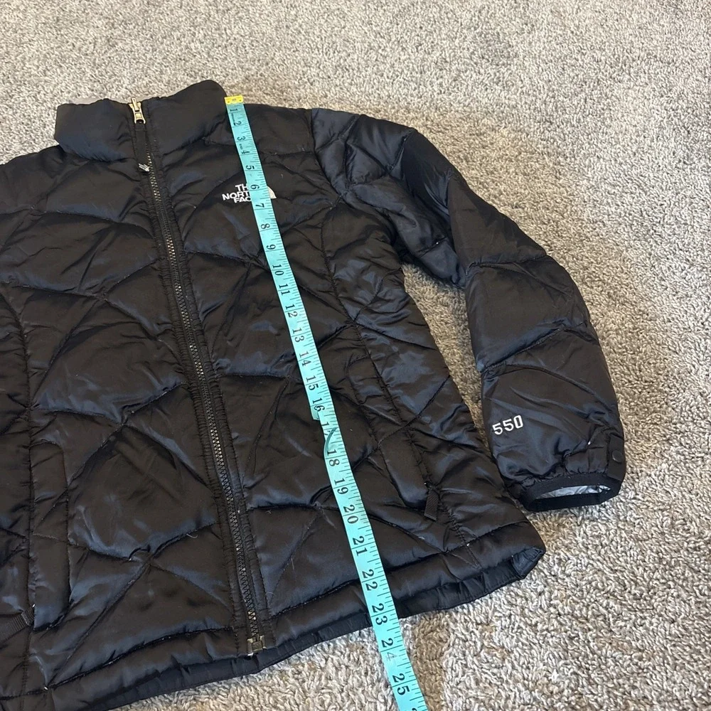 The North Face Jacket Girls Large 14/16 Black Goose Down 550 Fill Puffer Coat